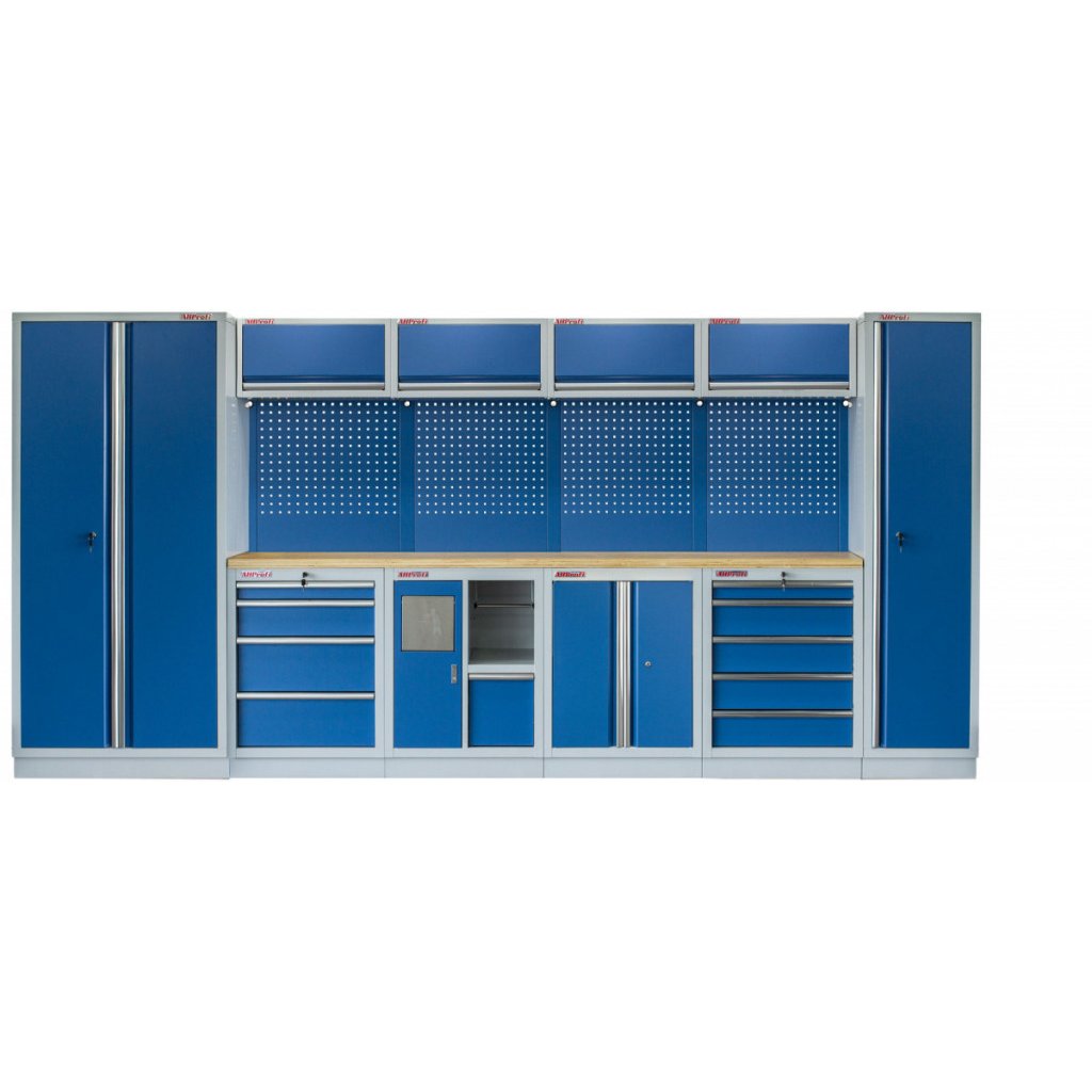 Kvalitní PROFI BLUE dílenský nábytek 4235 x 495 x 2000 mm - MTGS1301AI Blue