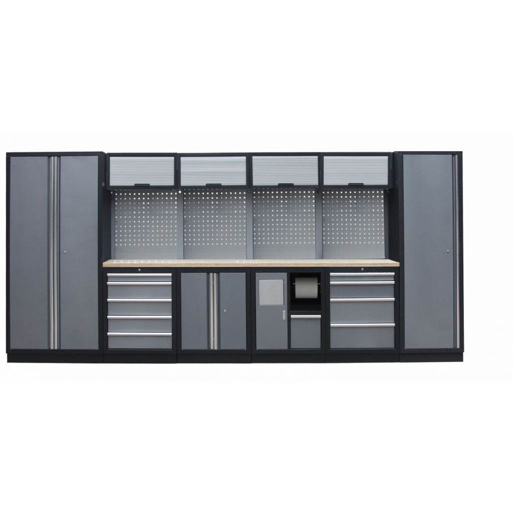 Kvalitní PROFI dílenský nábytek 4235 x 495 x 2000 mm - TGS1301AJ Grey