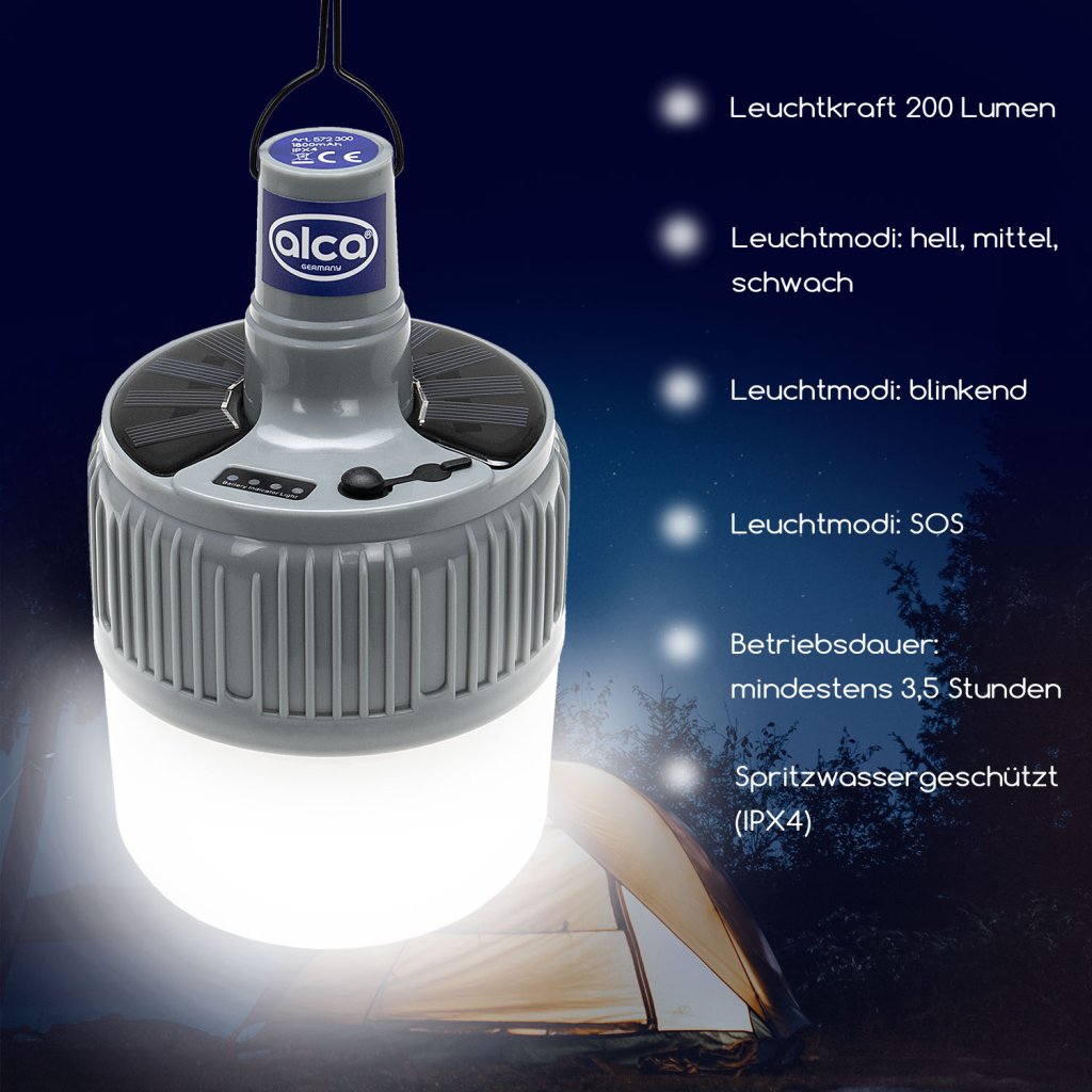 Lampa LED dobíjecí 1850mAh SolarPower, 572300