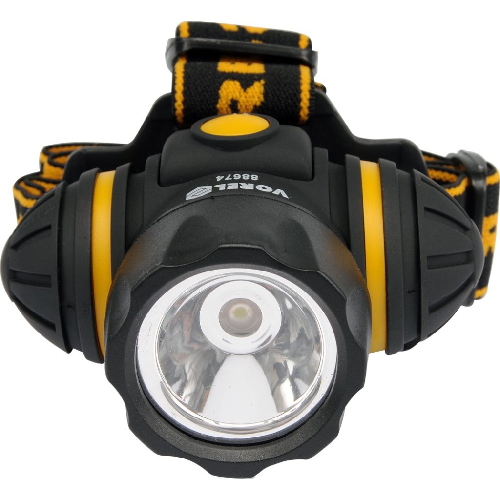 Lampa montážní 1 LED / 1W, 3 funkce svícení, VOREL