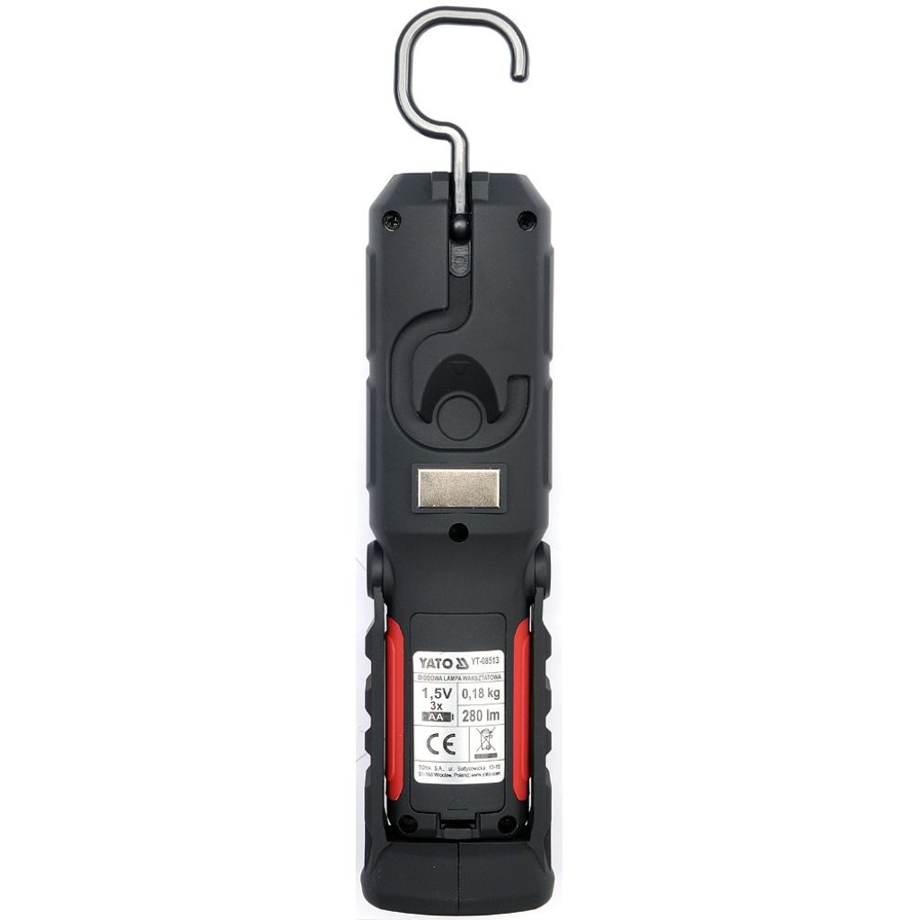 Lampa montážní 8+1 LED, hák+magnet, YATO
