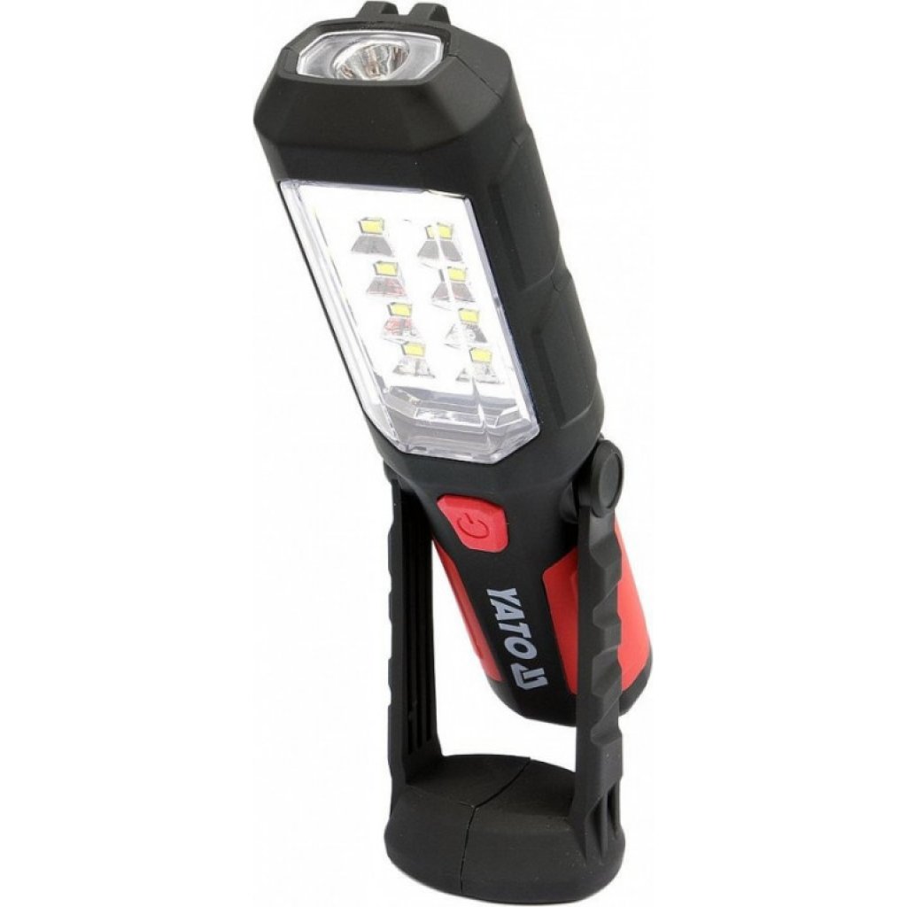 Lampa montážní 8+1 LED, hák+magnet - YT-08513