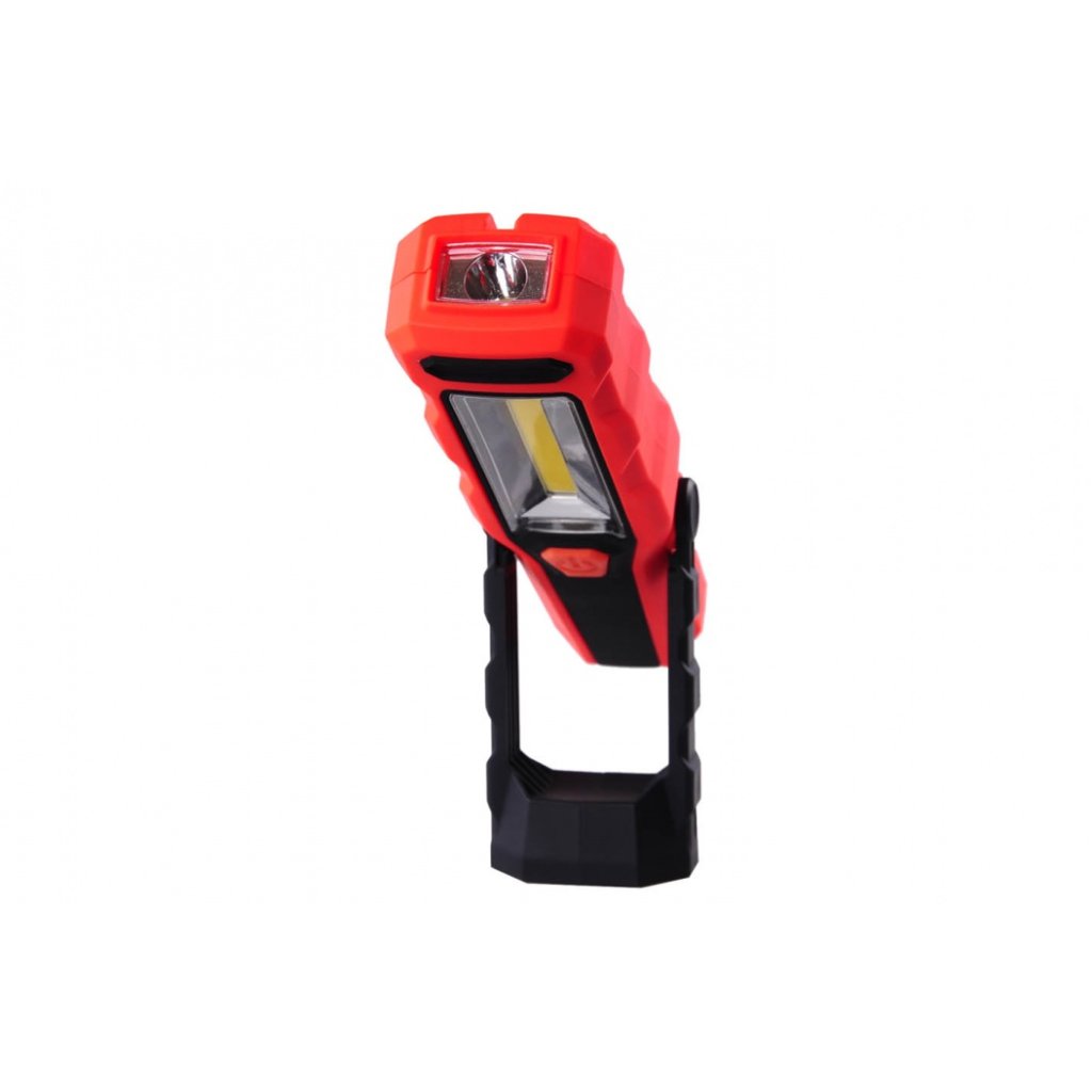 Lampa montážní akumulátorová LED COB 3+1W, 12/24/220V A0007