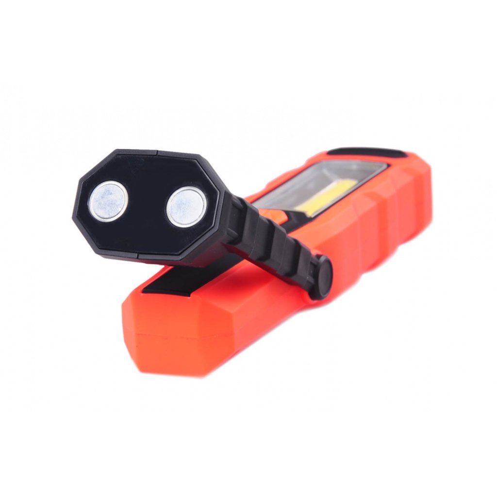 Lampa montážní akumulátorová LED COB 3+1W, 12/24/220V A0007