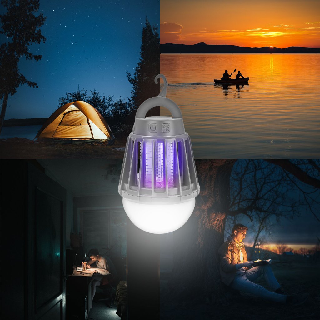 Lampa nabíjecí do karavanu ALCA s UV lapačem hmyzu, 572100