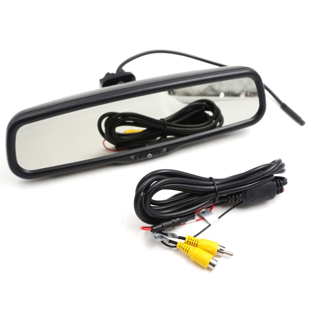 LCD monitor 4,3" v zrcátku pro OEM montáž, dimming-ztmavovací