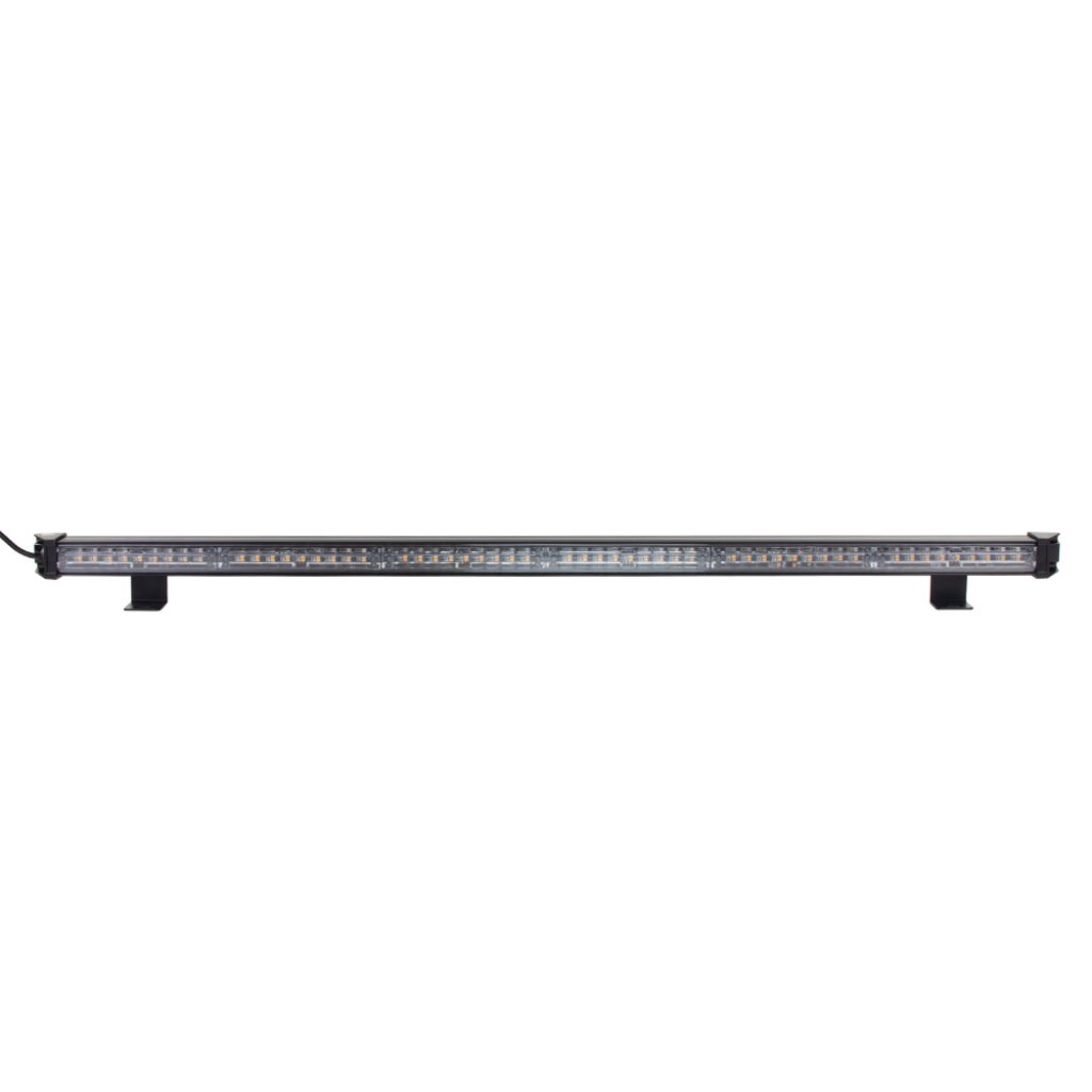 LED alej voděodolná (IP67) 12-24V, 54x LED 1W, oranžová 916mm, ECE R65