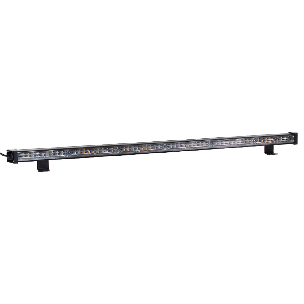 LED alej voděodolná (IP67) 12-24V, 54x LED 1W, oranžová 916mm, ECE R65