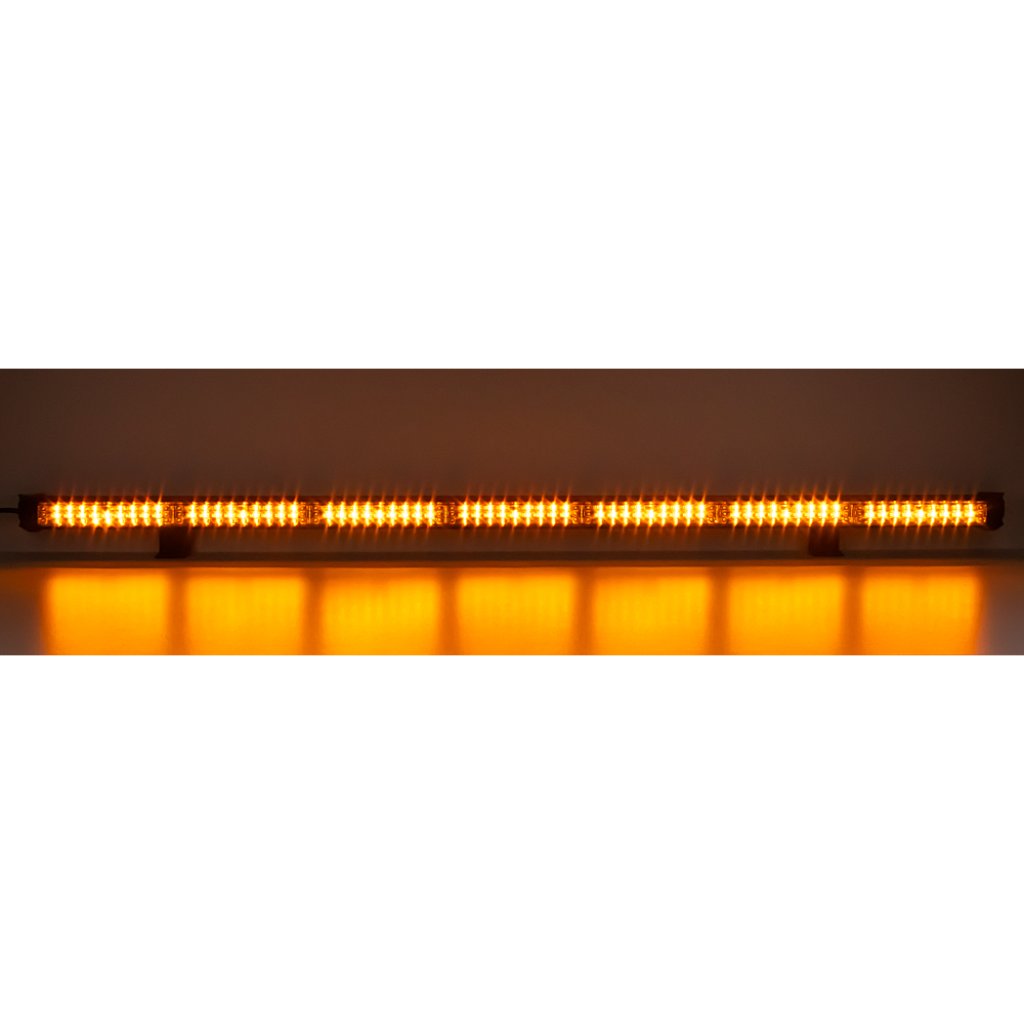 LED alej voděodolná (IP67) 12-24V, 63x LED 1W, oranžová 1060mm, ECE R65