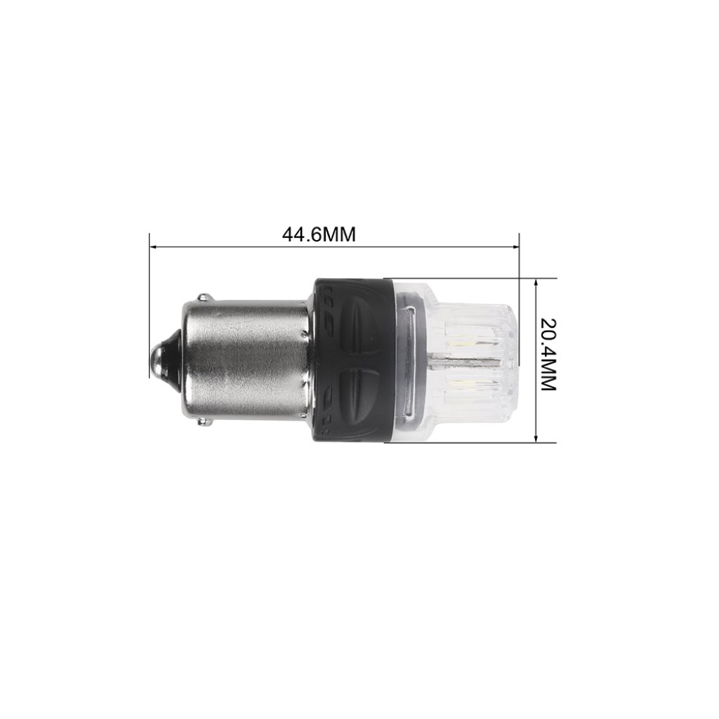 LED BA15S bílá, 12V, 16LED 2835SMD