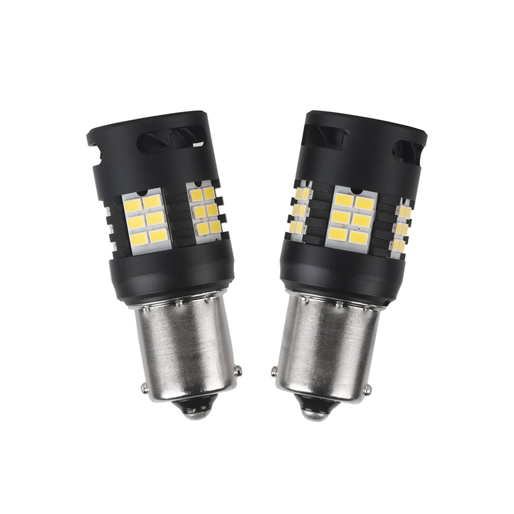LED BA15S bílá, 12V, 30LED 3020SMD