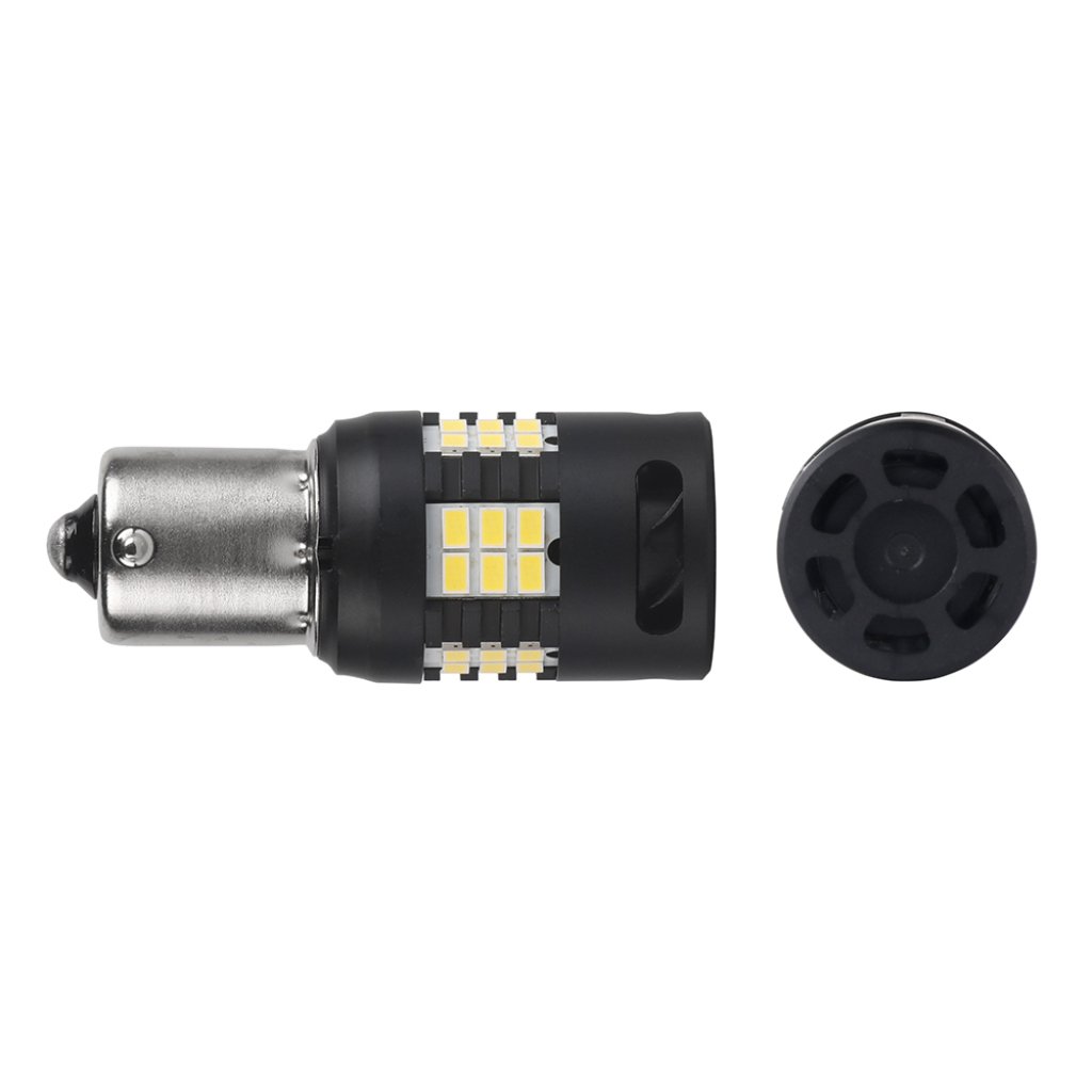 LED BA15S bílá, 12V, 30LED 3020SMD
