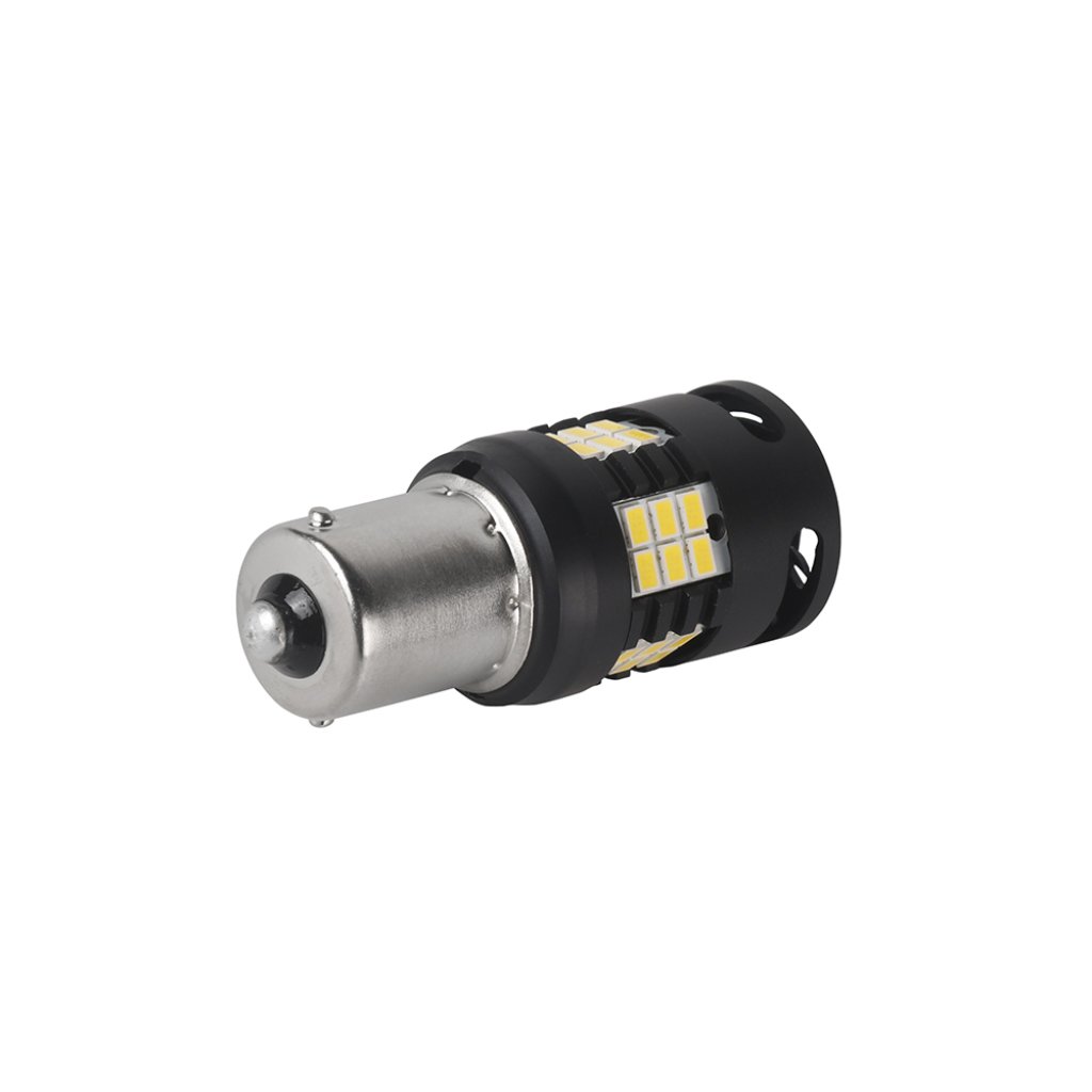 LED BA15S bílá, 12V, 30LED 3020SMD