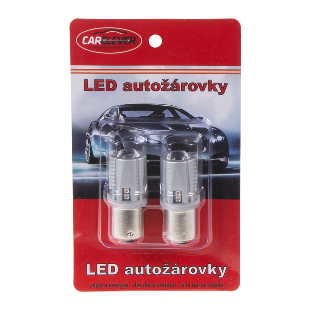 LED BAU15S 12-24V, 60W (12x5W) oranžová