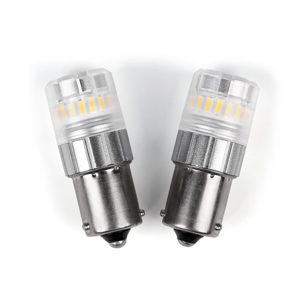 LED BAU15S bílá, 12V, 23LED SMD