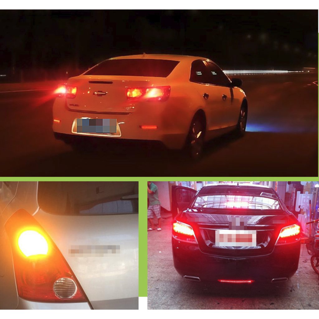 LED BAU15s oranžová, 12-24V, 30LED/3030SMD