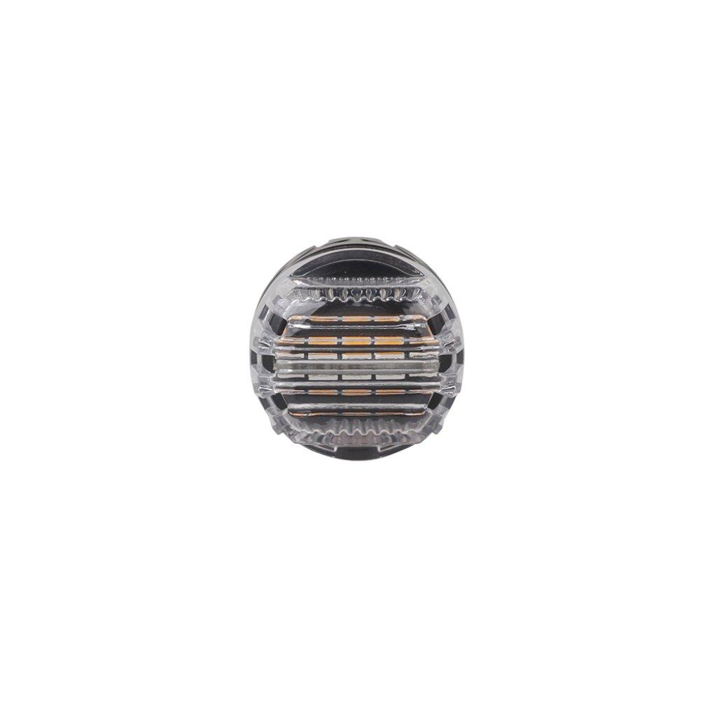 LED BAU15S oranžová, 12V, 16LED 2835SMD
