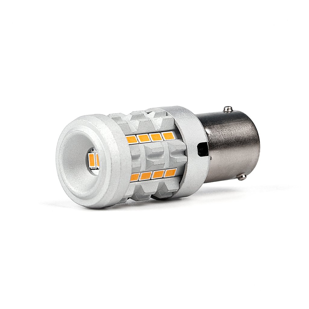 LED BAU15S oranžová, 12V, CAN-Bus, 26LED SMD