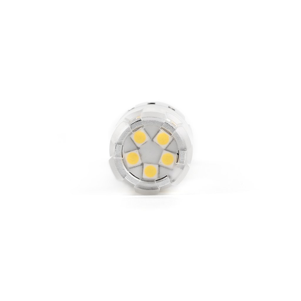 LED BAY15D bílá, dvouvlákno, 12V, 23LED SMD
