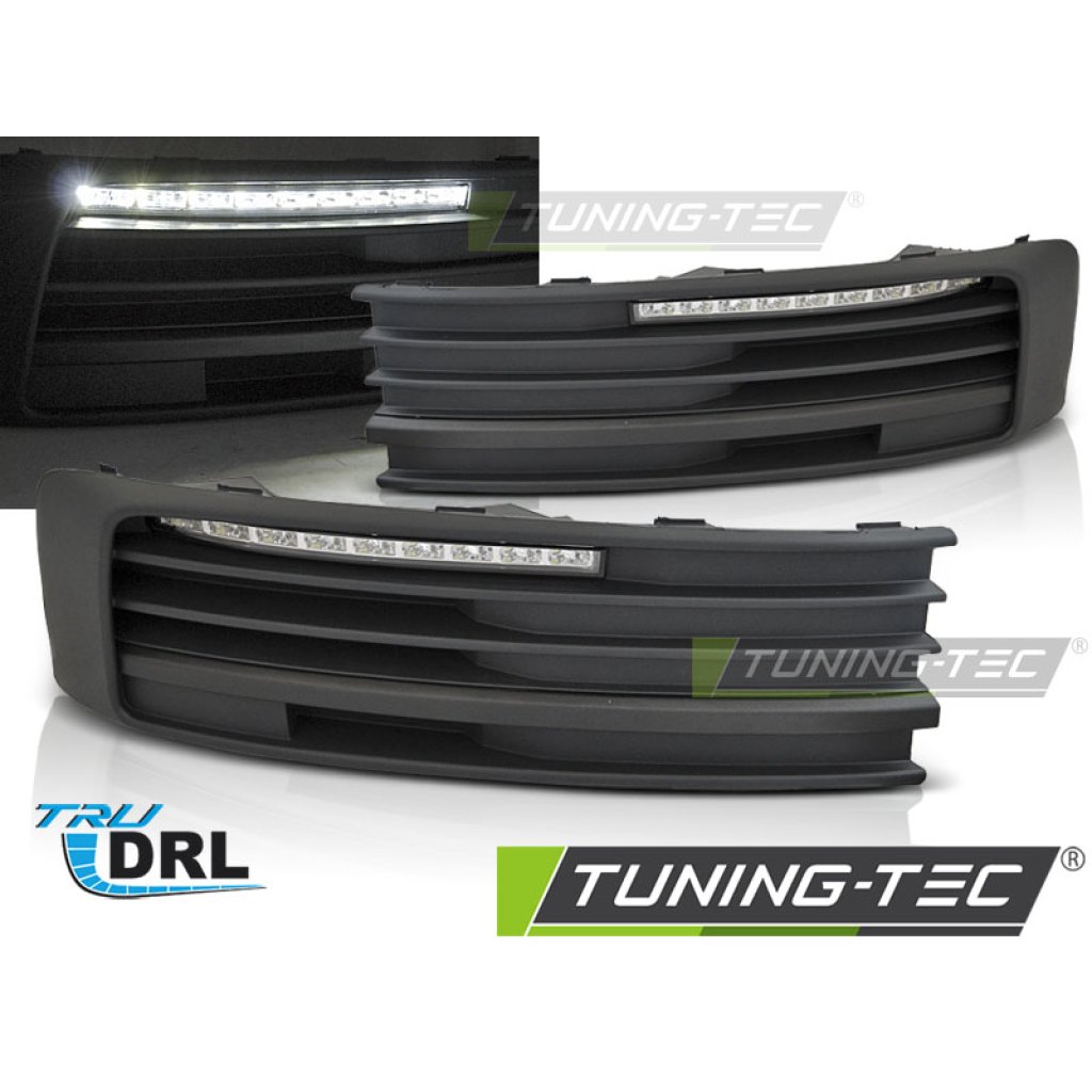 LED denní světla s rámečkem do nárazníku VW T6 15-