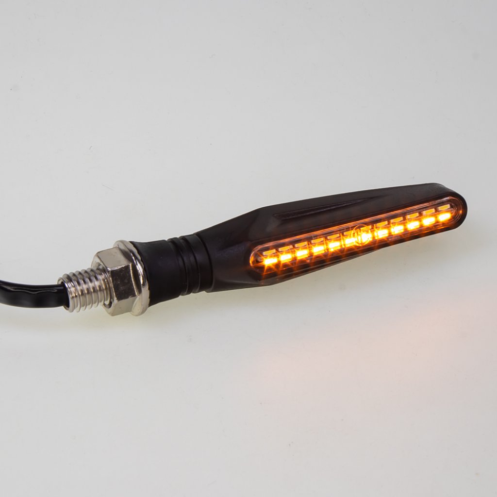 LED dynamické blinkry + denní svícení pro motocykly