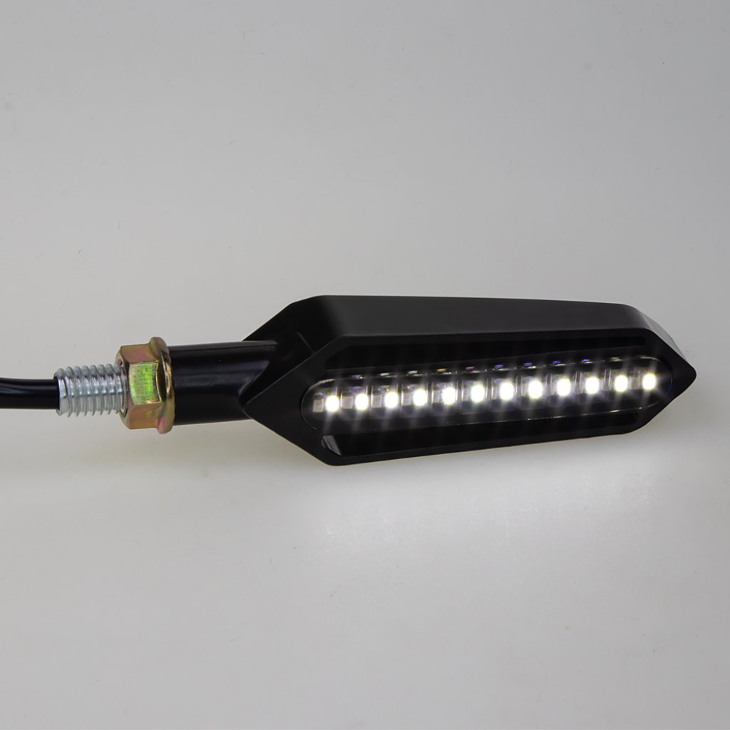 LED dynamické blinkry + denní svícení pro motocykly
