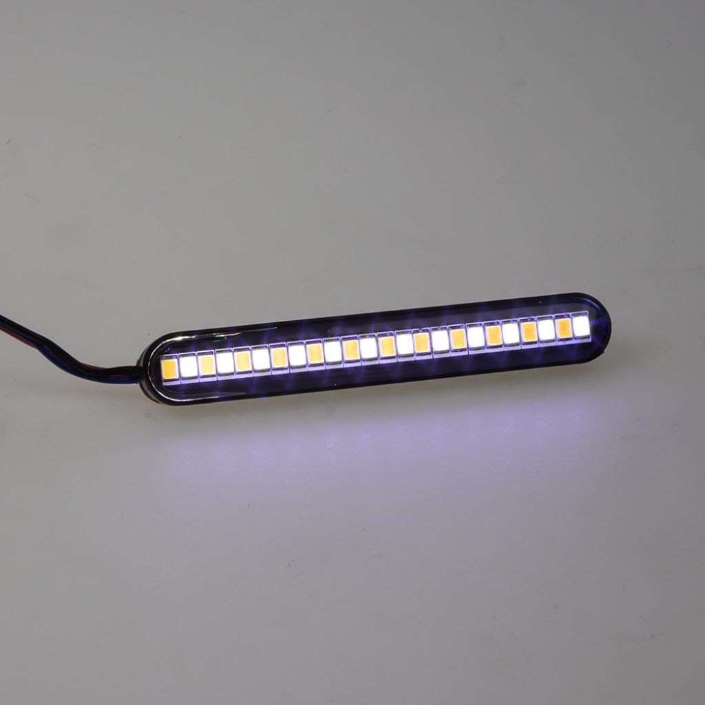 LED dynamické blinkry + denní svícení pro motocykly