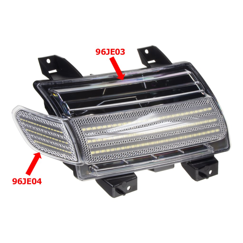 LED dynamické blinkry + DRL Jeep Wrangler JL
