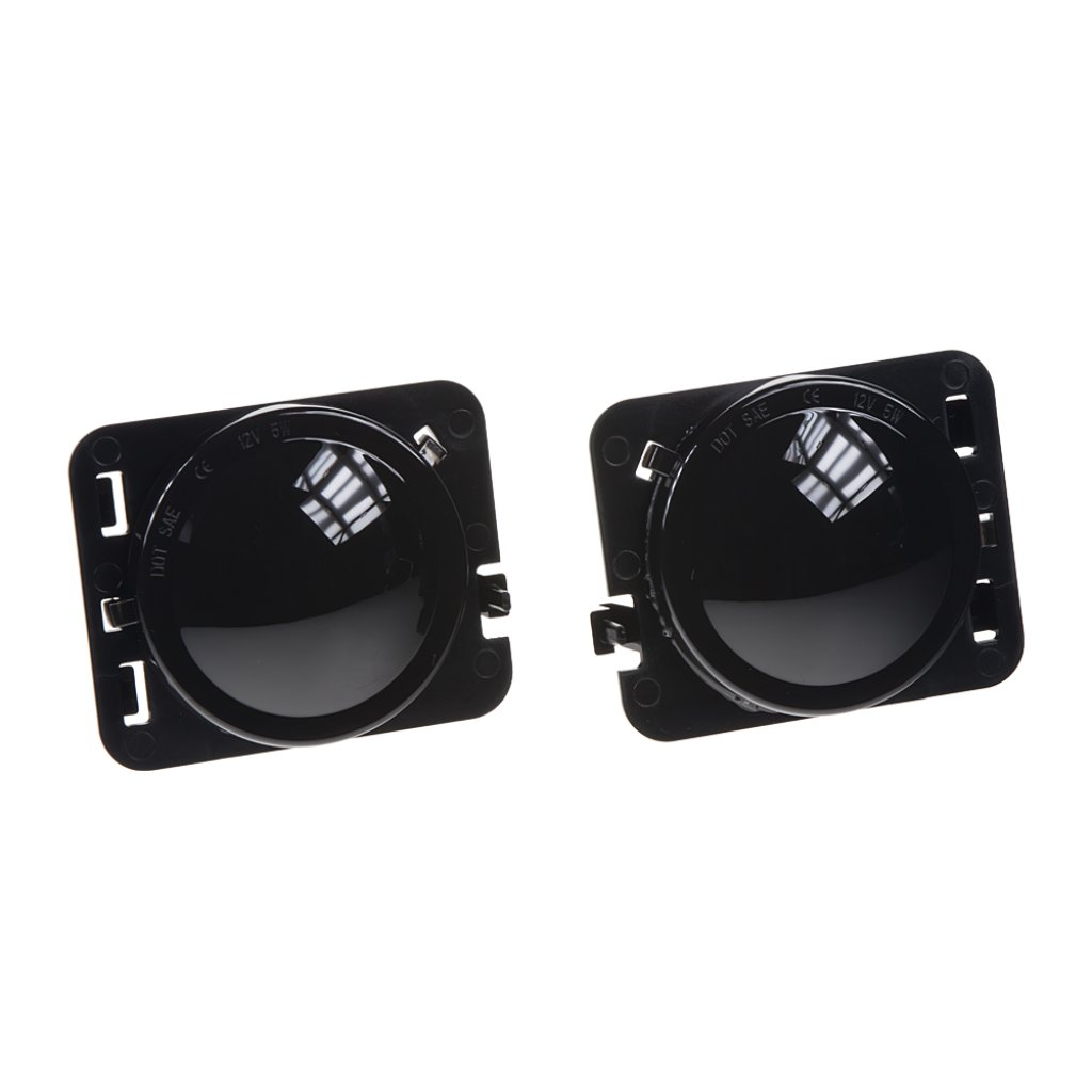 LED dynamické blinkry Jeep Wrangler JK oranžové, kouřové