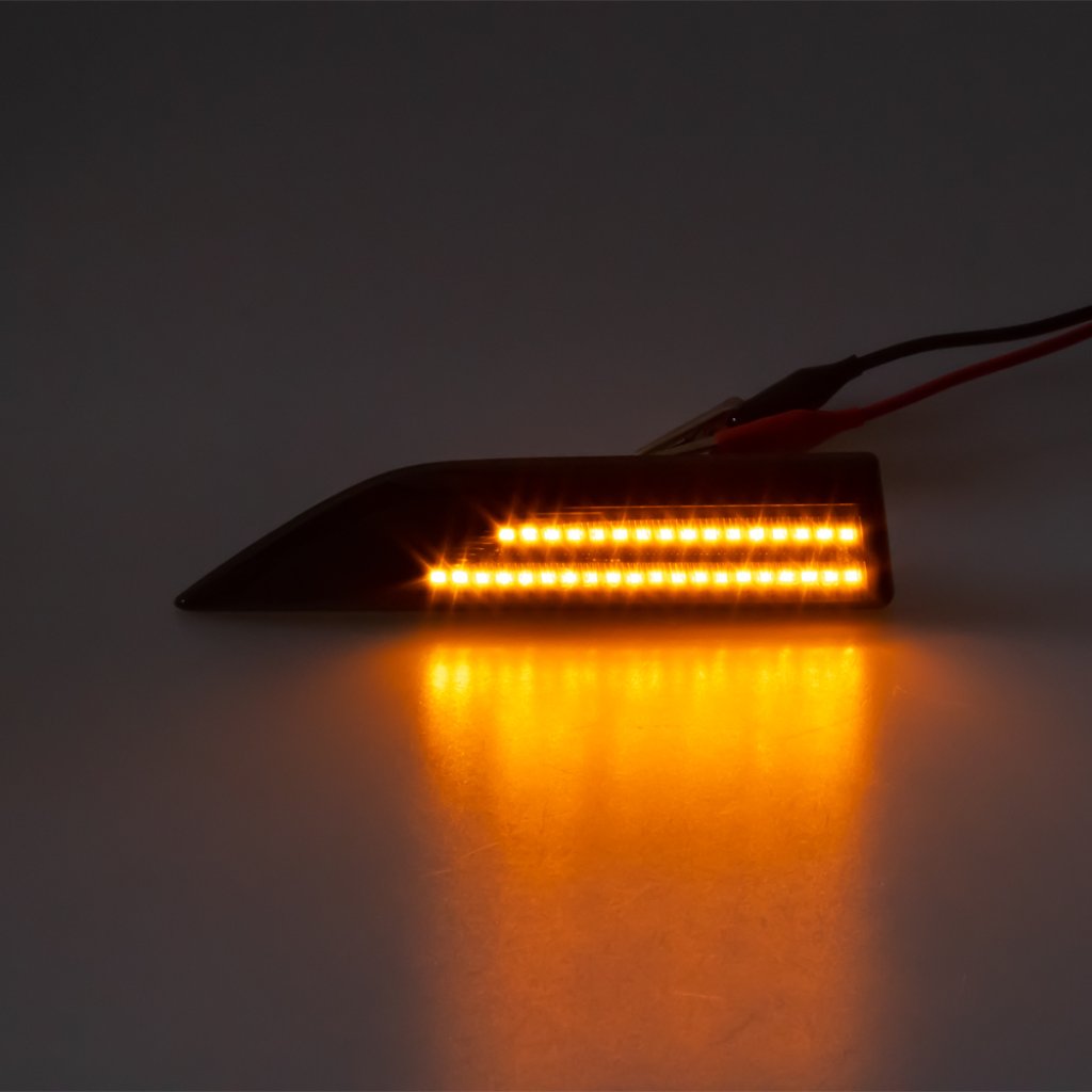 LED dynamické blinkry VW Caddy 2015- oranžové, kouřové