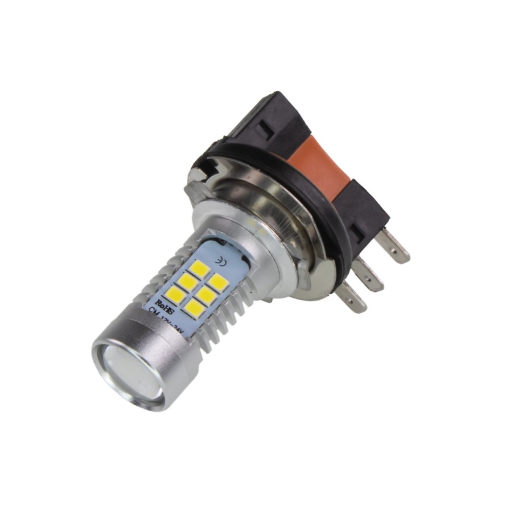 LED H15 bílá, 12V, 21LED/3030SMD
