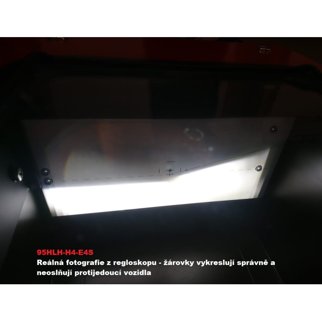 LED H4 bílá, 9-18V, 6000LM