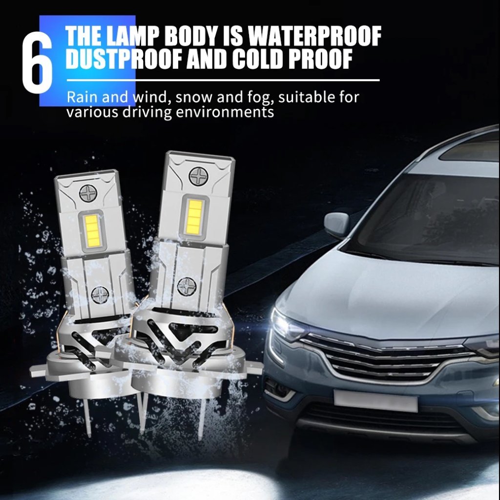 LED H7 bílá, 9-18V, 4000LM