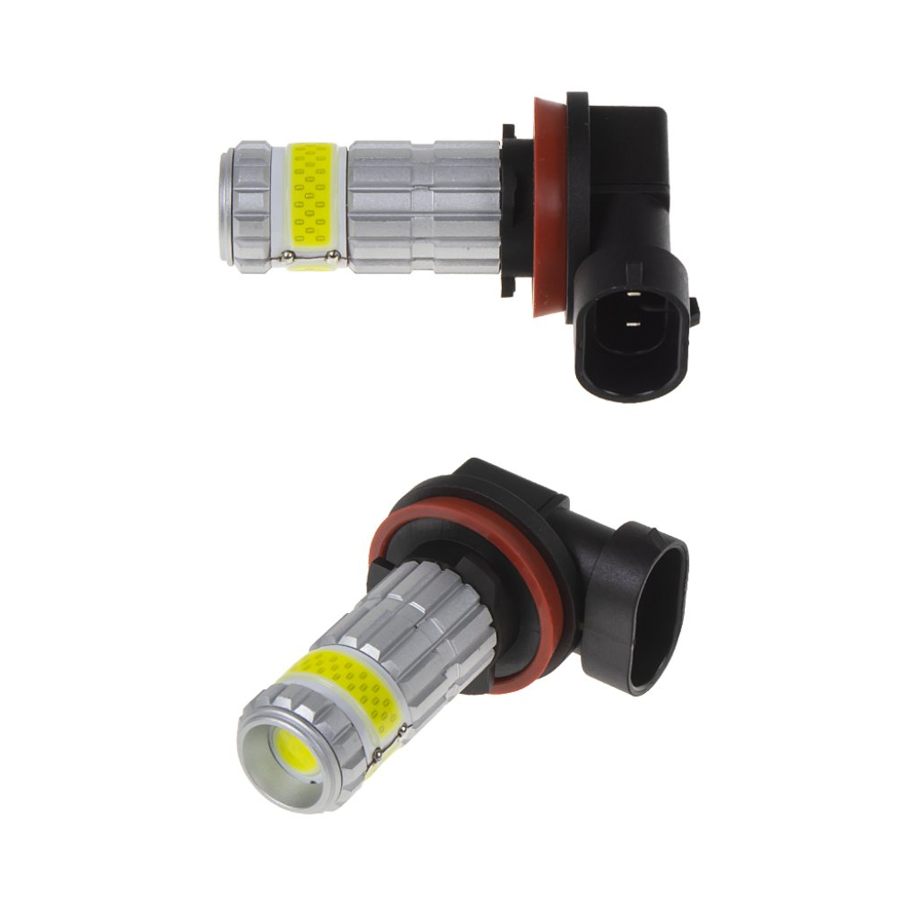 LED H8 bílá, COB 360⁰, 9-60V, 15W