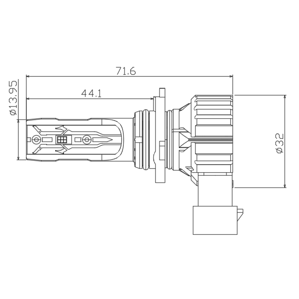 LED HB4 (9006) bílá, 9-18V, 4000LM