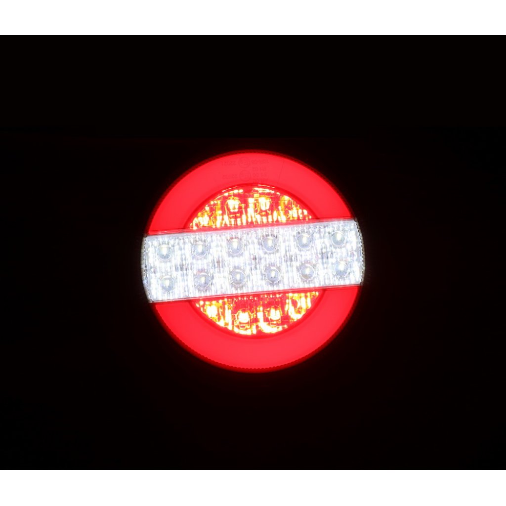 LED lampa zadní sdružená, 12-24V, ECE, ø122mm