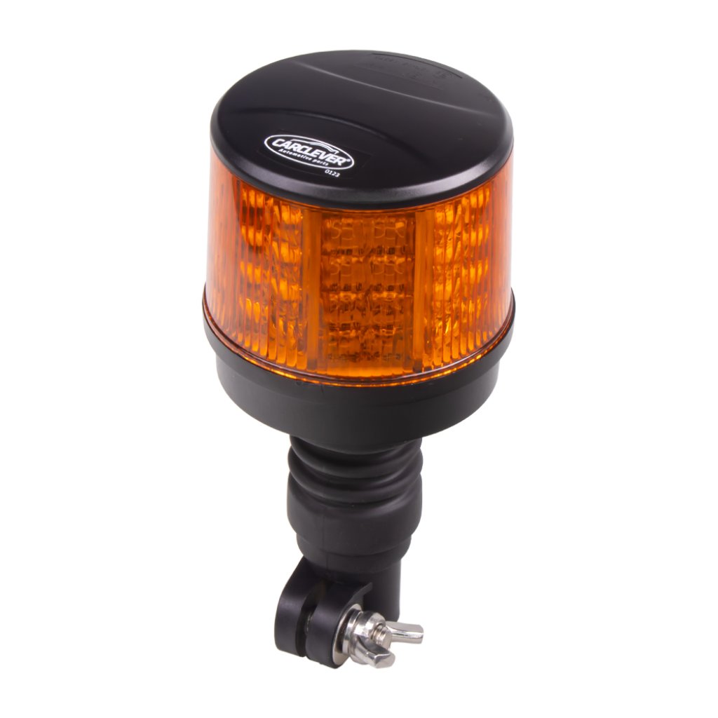 LED maják, 12-24V, 64x0,5W, oranžový, na držák ECE R65 R10
