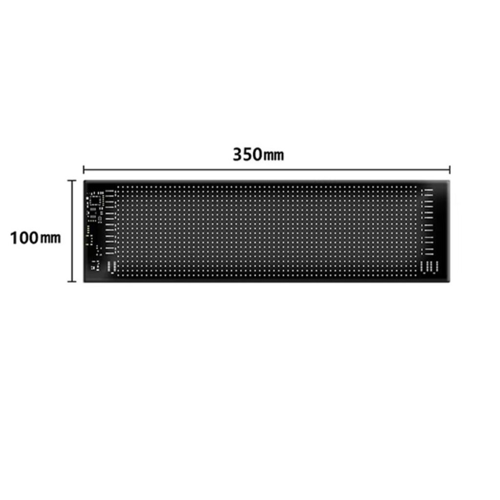 LED matrix panel "Devil eyes", 10 x 35cm