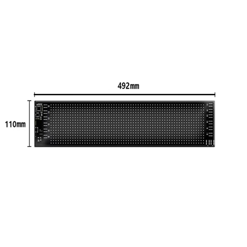 LED matrix panel "Devil eyes", 11 x 49,2cm