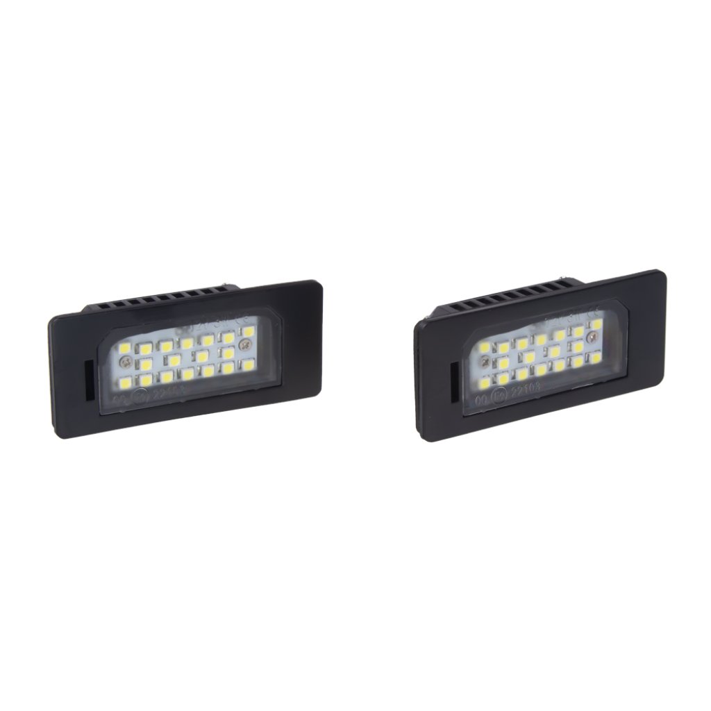 LED osvětlení SPZ do vozu Audi, VW, Škoda, Seat, hliníkové provedení