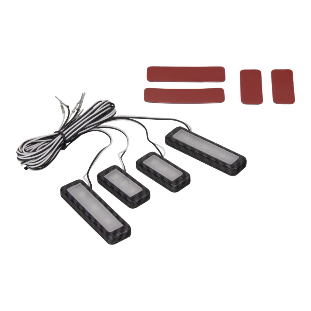 LED osvětlení vnitřní ambientní modré, 12V, 4x světlo