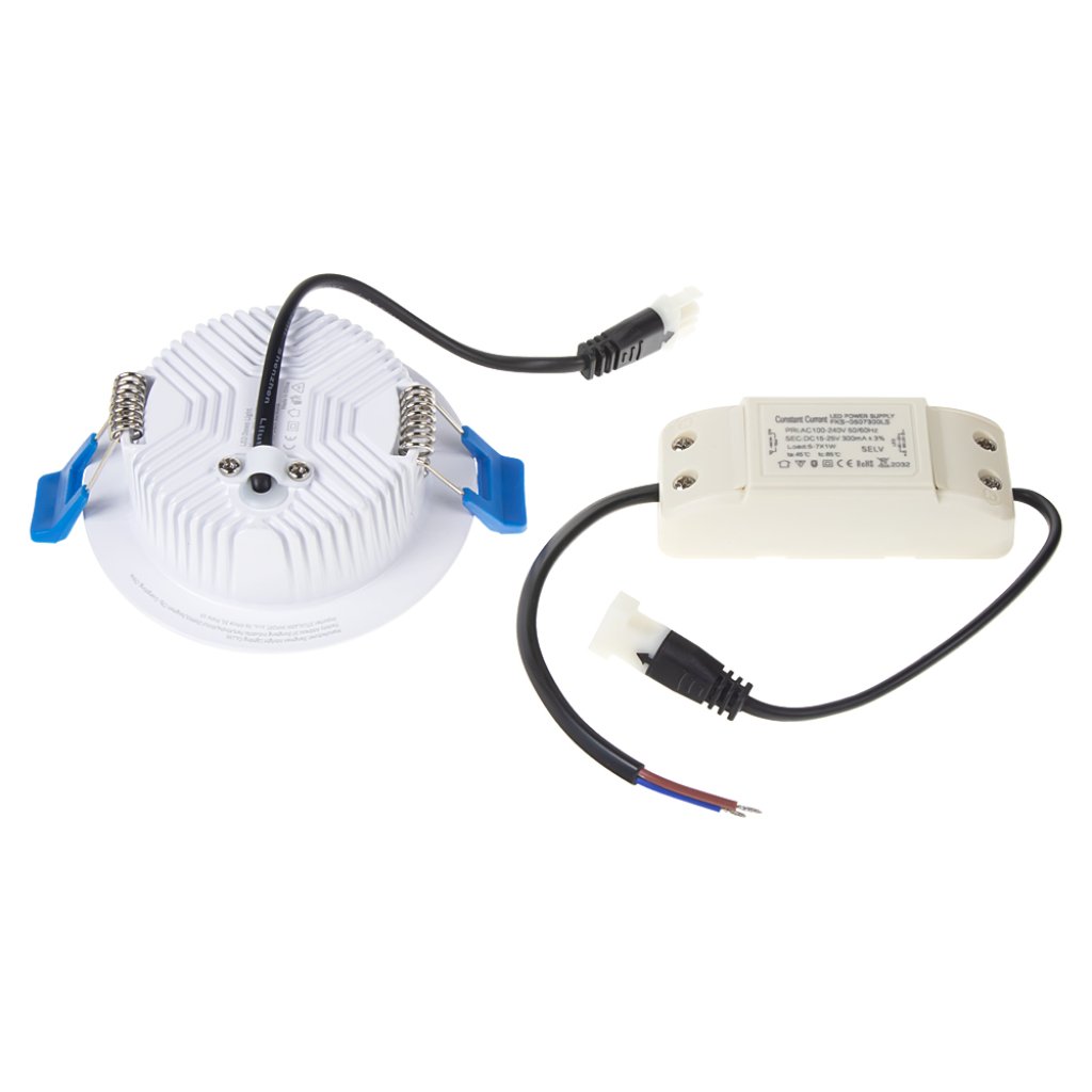 LED podhledové světlo 7W, ø90mm, 3000K