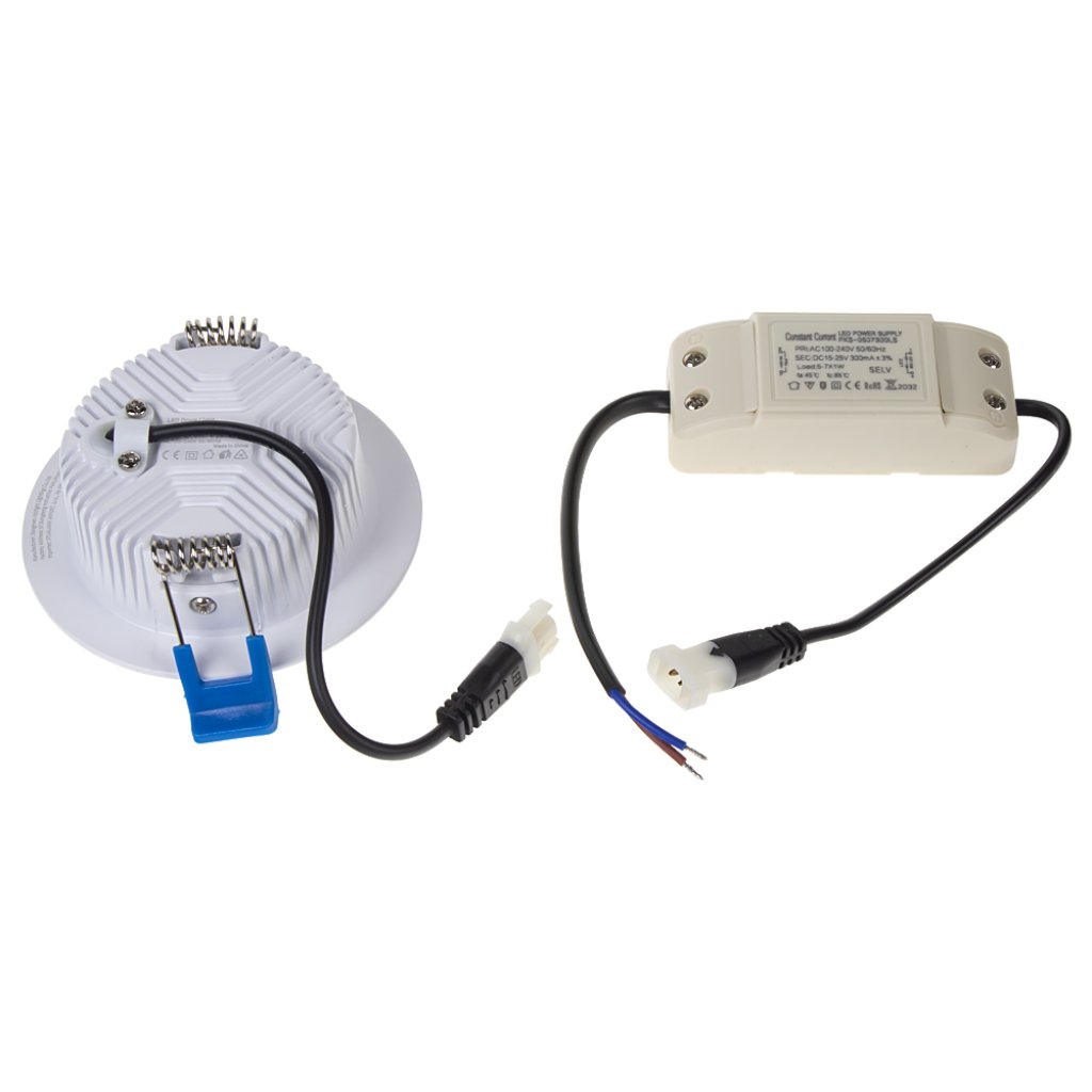 LED podhledové světlo 7W, ø90mm, 4000K