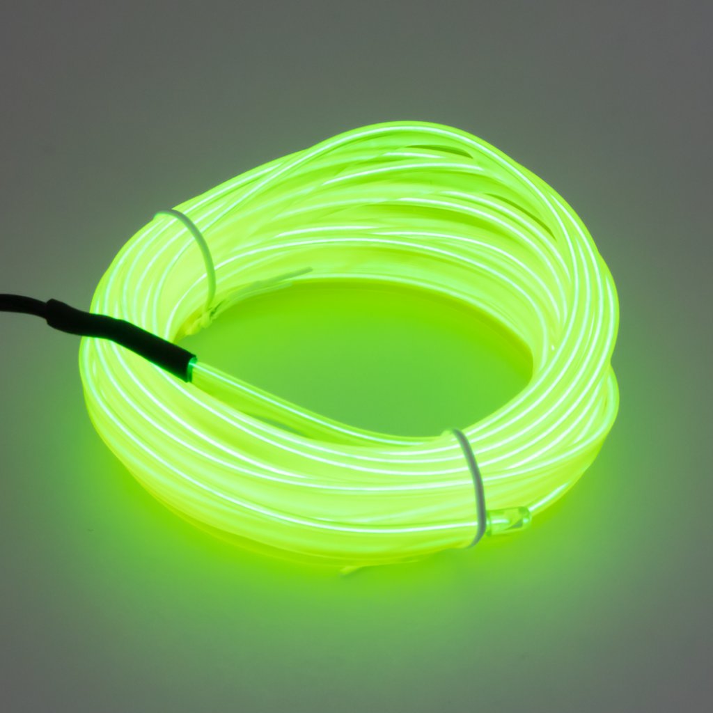 LED podsvětlení vnitřní ambientní limetkově zelené, 12V, 5m