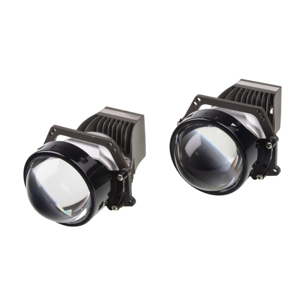 LED projektorové čočky - potkávací/dálková světla 45/55W