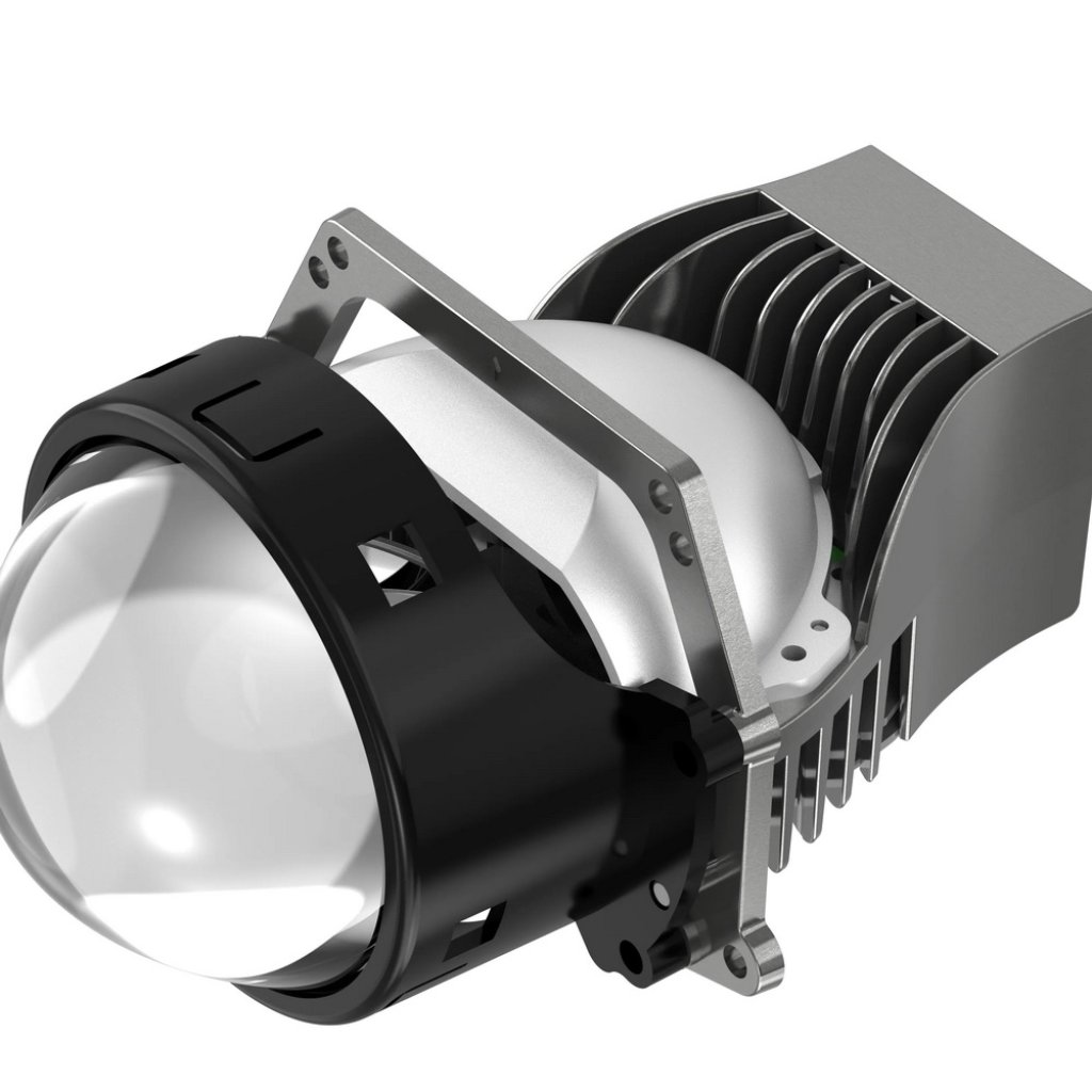 LED projektorové čočky - potkávací/dálková světla 45/55W