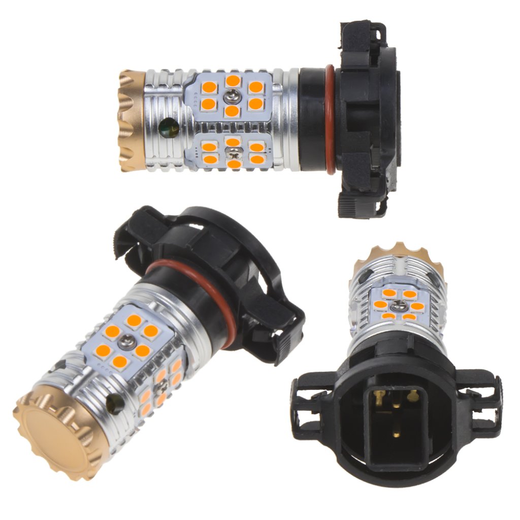 LED PSY24W oranžová, CAN-Bus, 12-24V, 24LED/3030SMD
