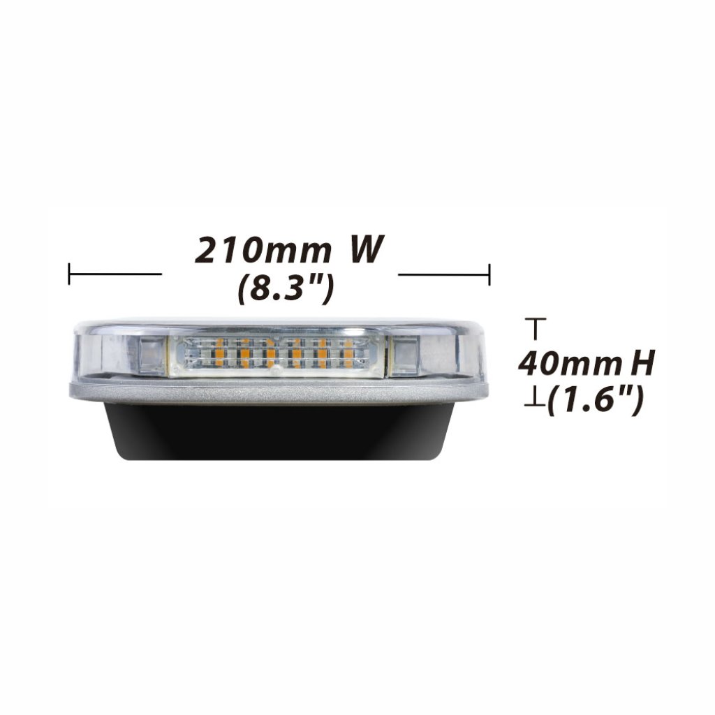 LED rampa 1429mm, modrá, 12-24V, ECE R65