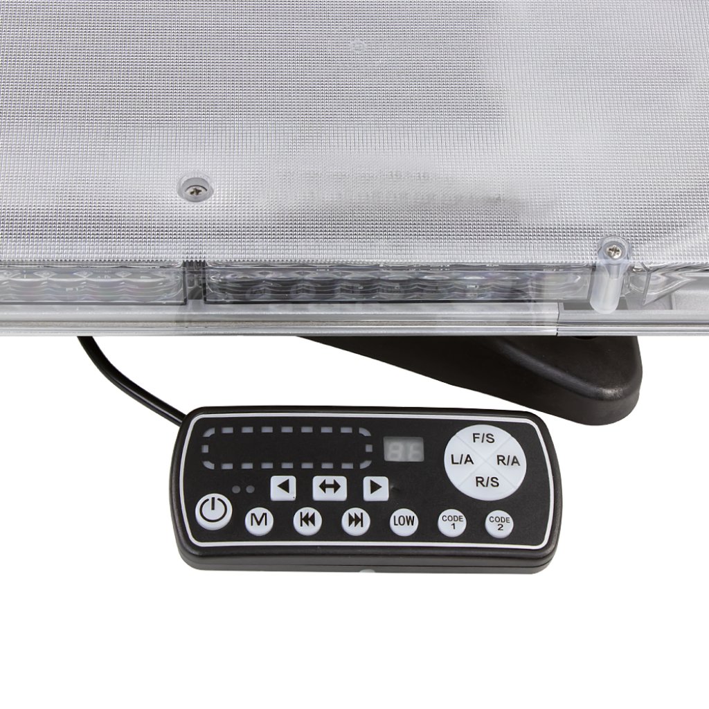 LED rampa 834mm, modrá, 12-24V, ECE R65