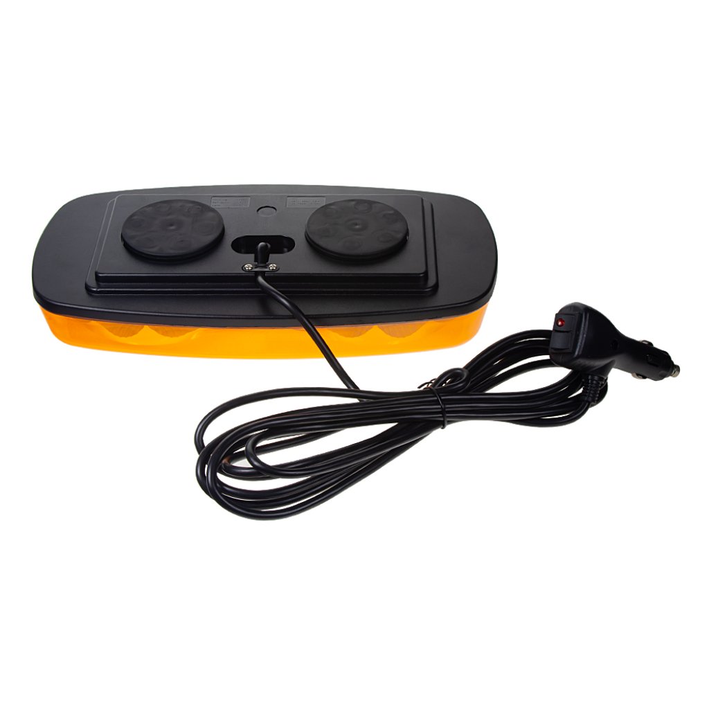 LED rampa oranžová, 20LED, magnet, 12-24V, 304mm, ECE R65 R10